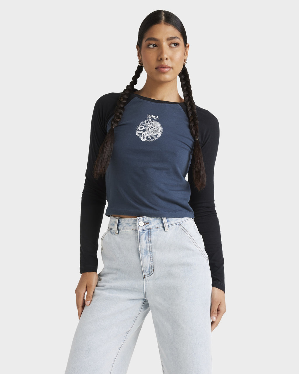 Womens Benj Raglan Long Sleeve T-Shirt