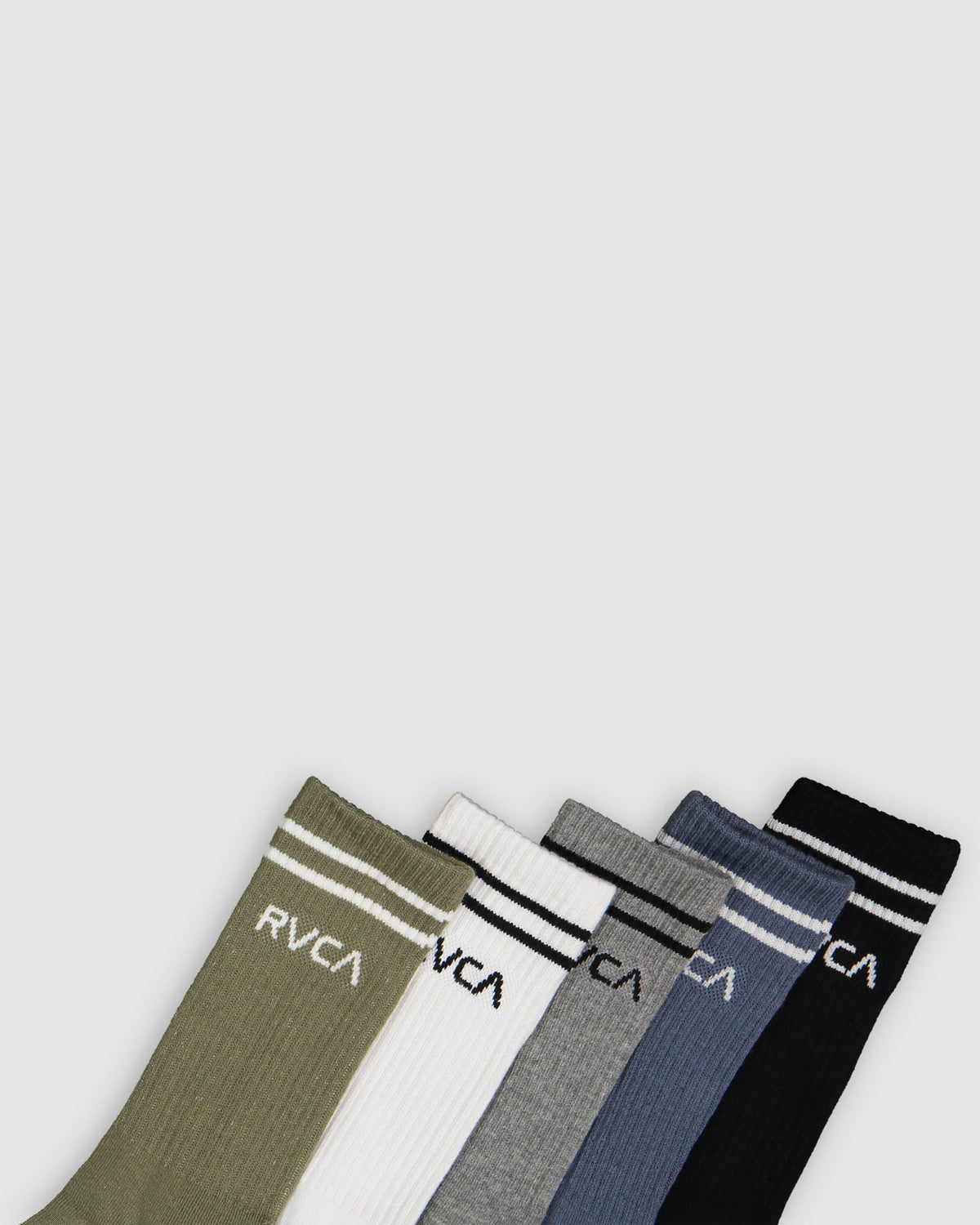 Mens 5 Pack Crew Socks