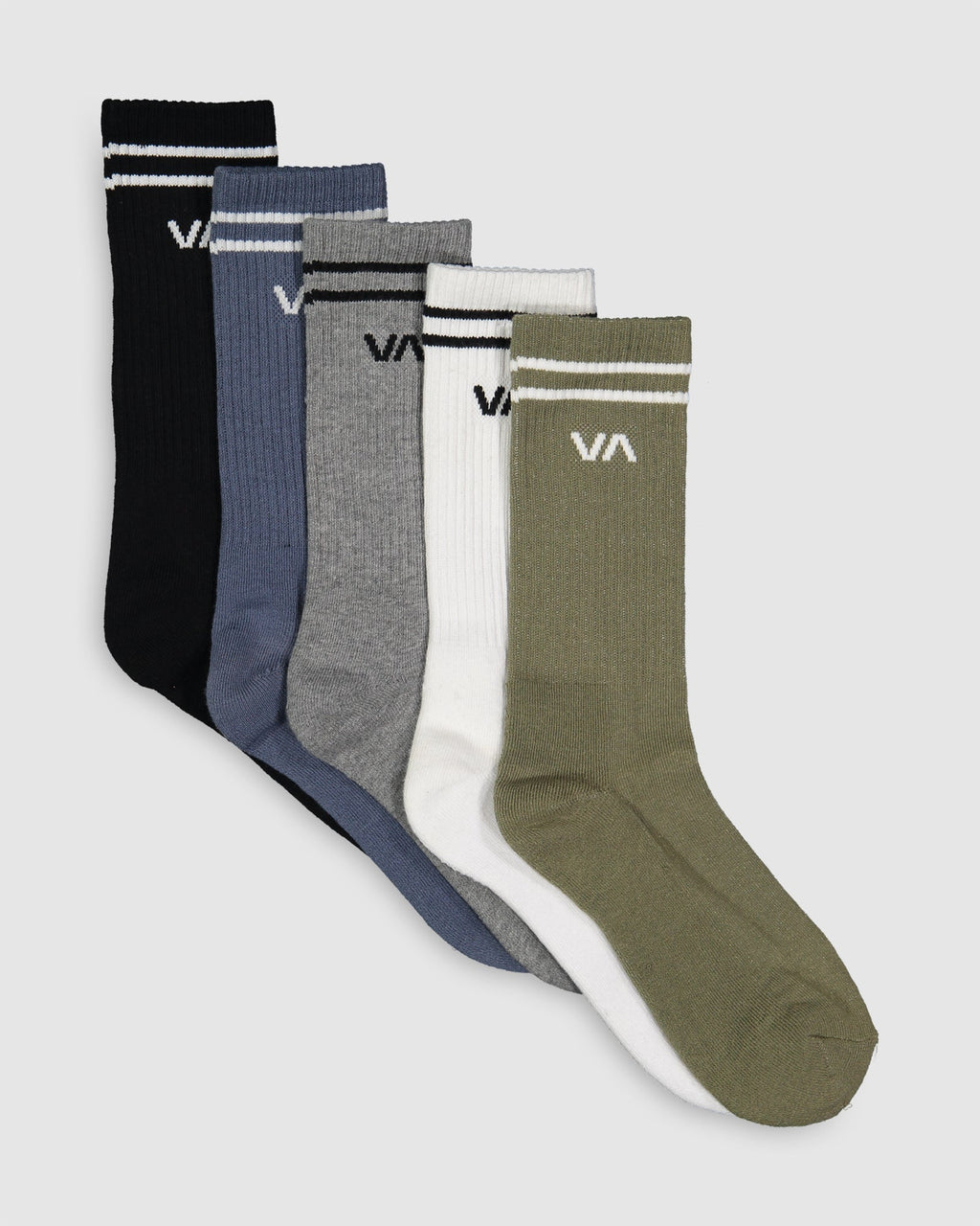 Mens 5 Pack Crew Socks