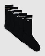 Mens 5 Pack Crew Socks