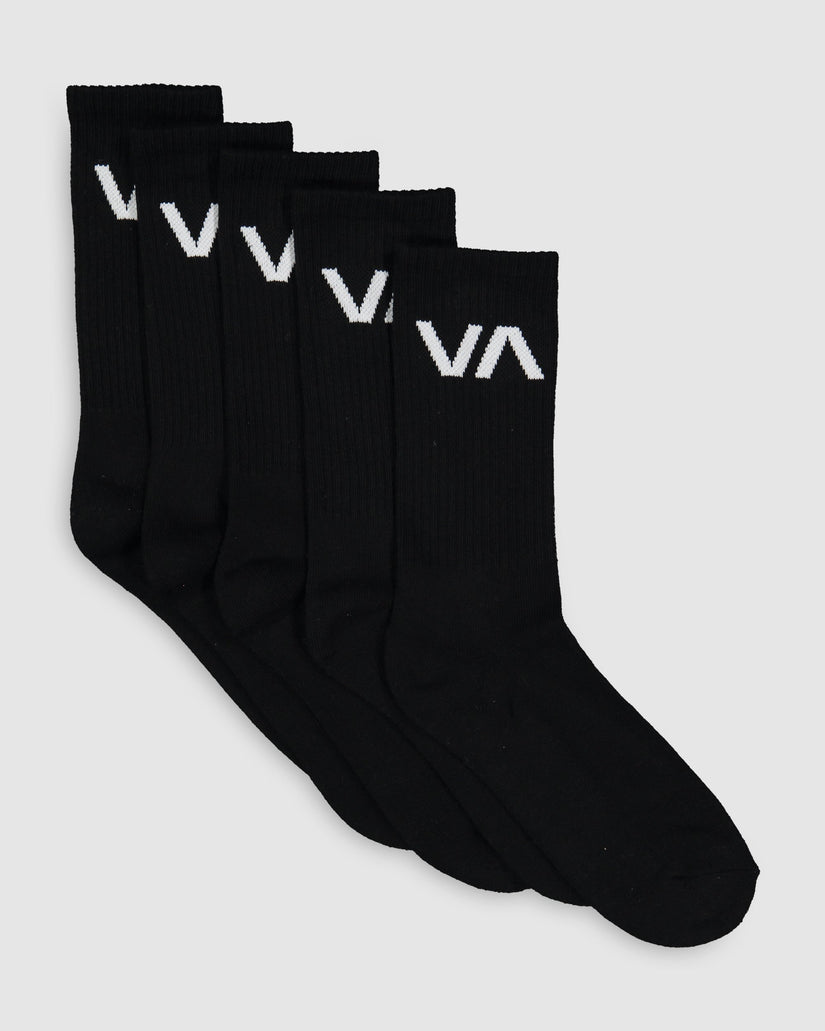 Mens VA Sport 5 Pack Crew Socks