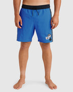 Mens Tabloid Elastic 17" Boardshorts
