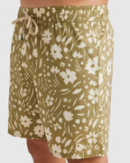 Mens Wildflower Elastic 16" Boardshorts
