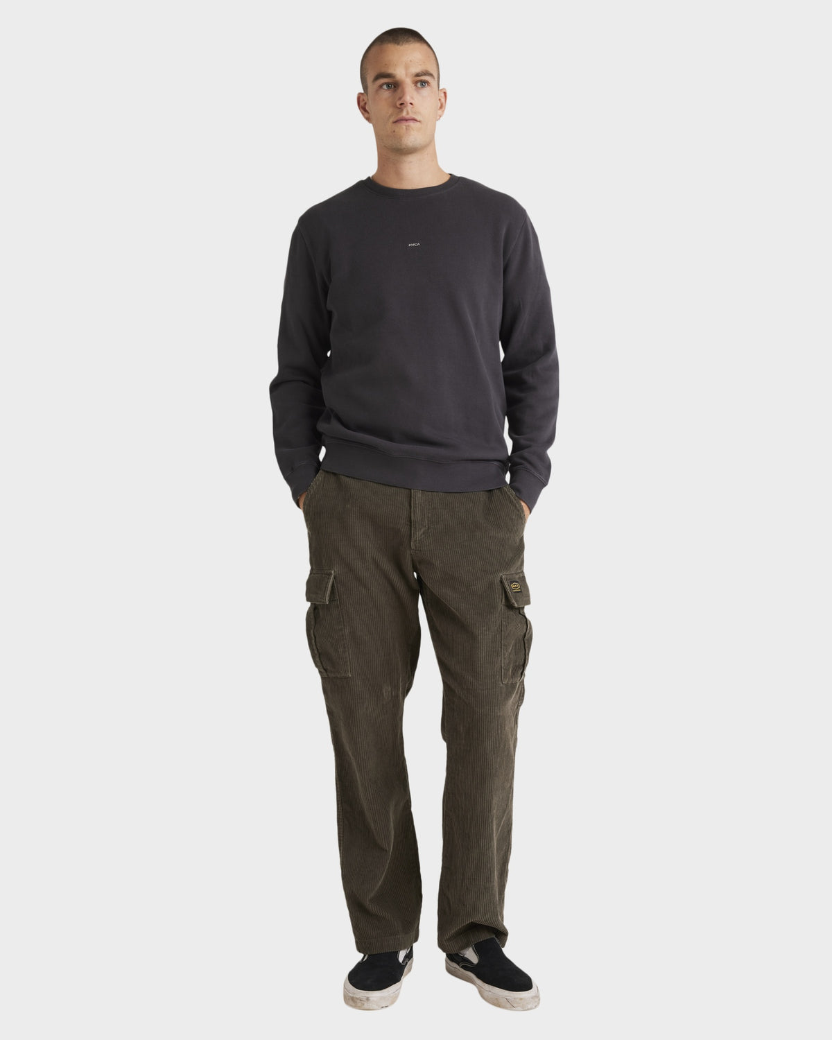 Mens RVCA Smalls Crew Neck