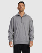Mens Mini Flipped Half Zip Fleece Top