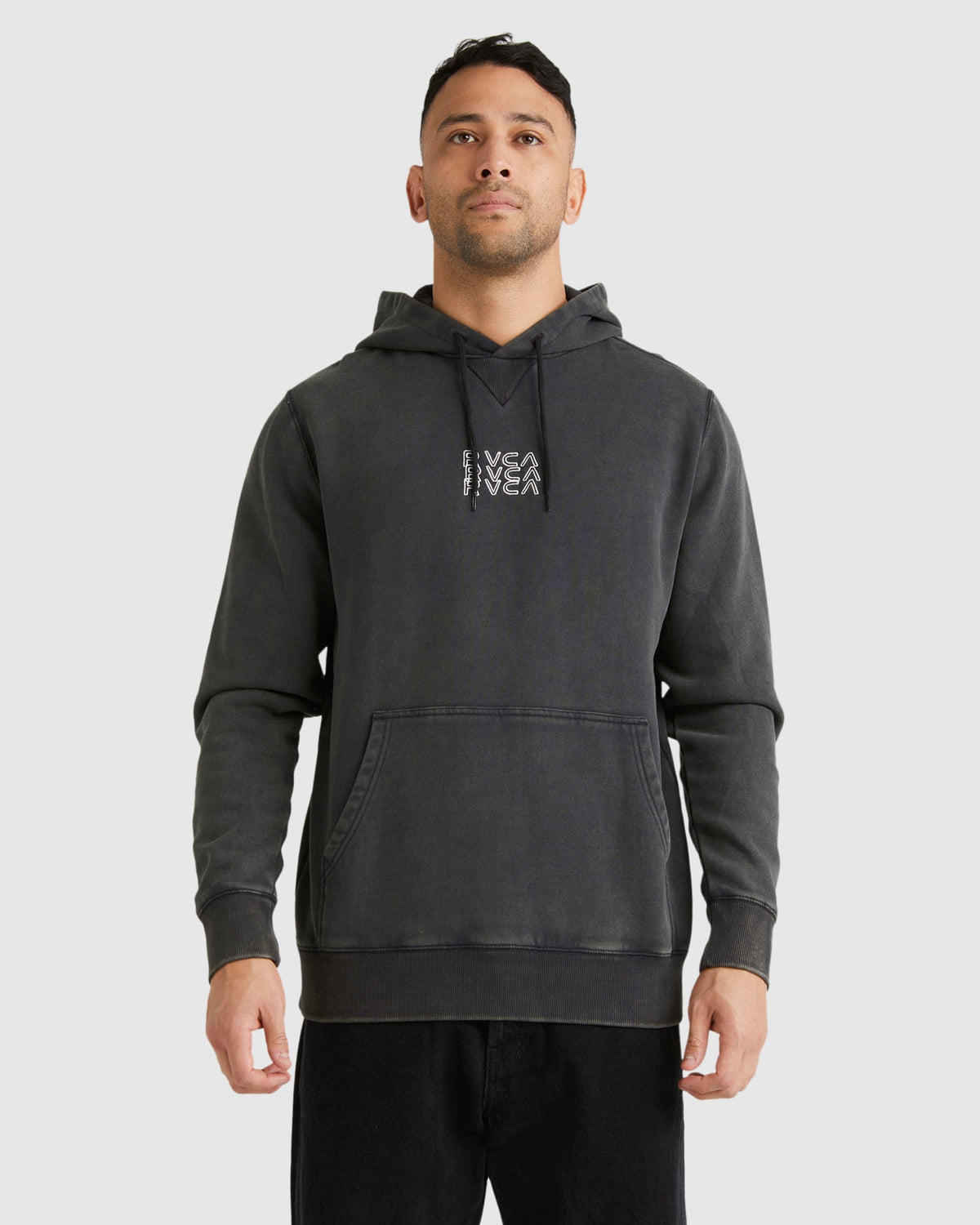 Mens Stacked Pullover Hoodie