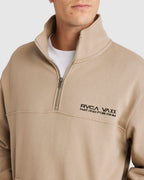 Mens United Half Zip Crew Neck