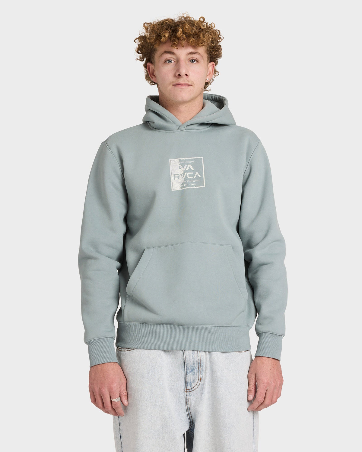 Mens Va Torn Pullover Hoodie