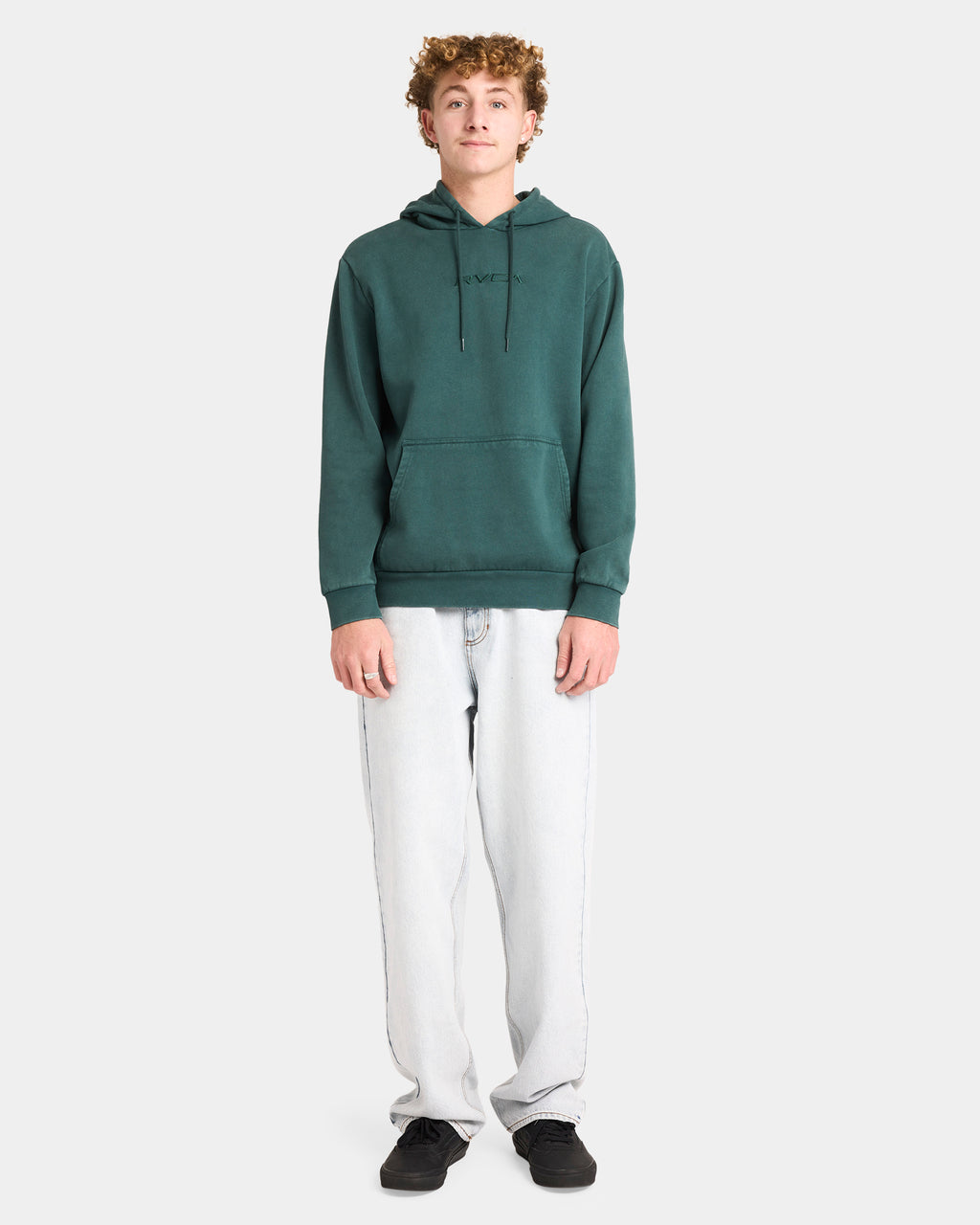 Mens Track Pullover Hoodie