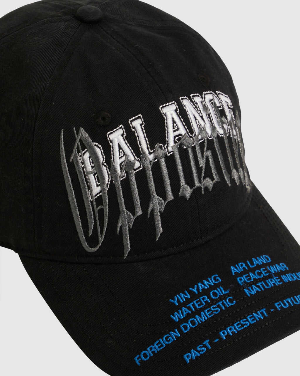 Mens Overlay Strapback Cap