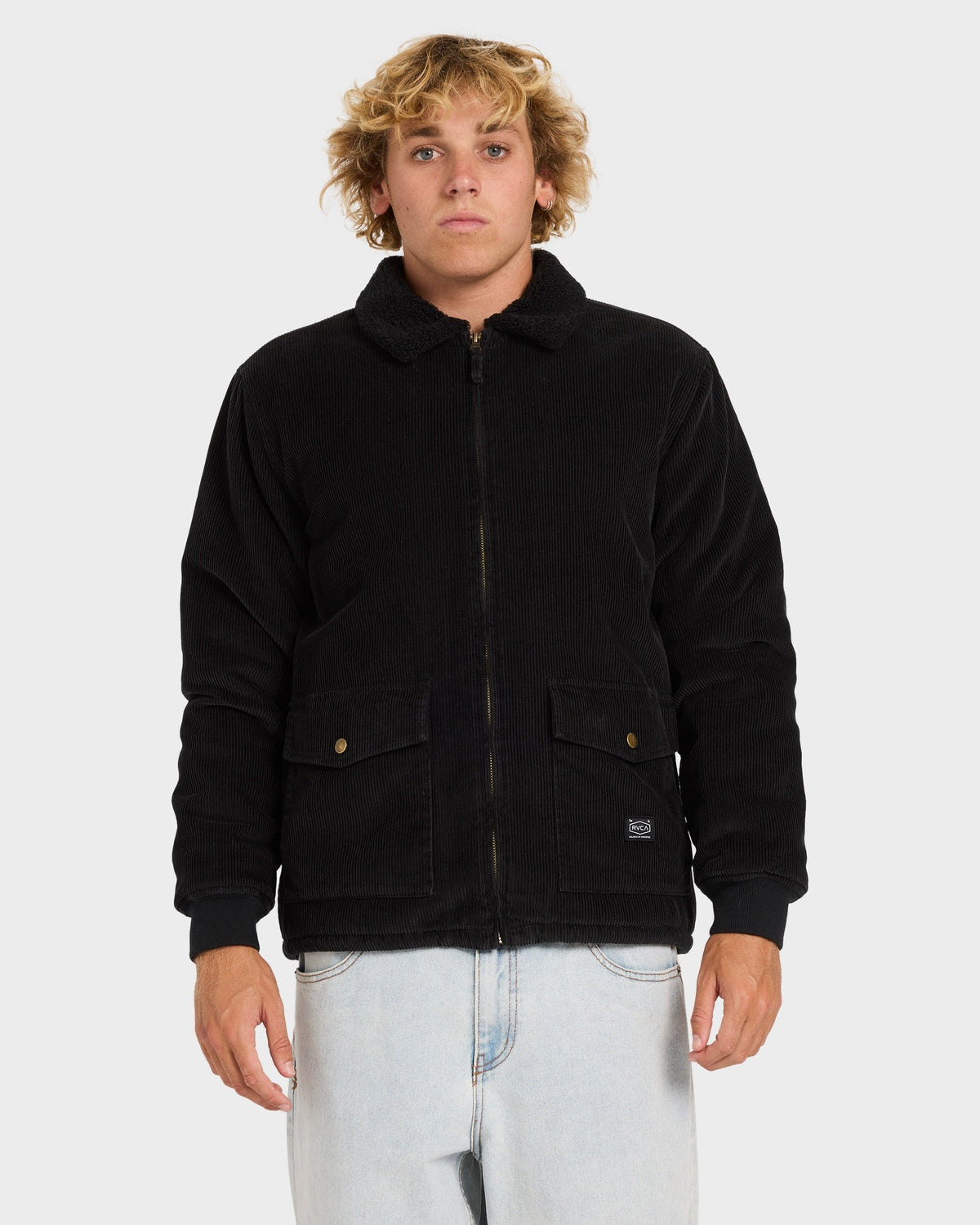 Mens Station Cord Coach Jacket