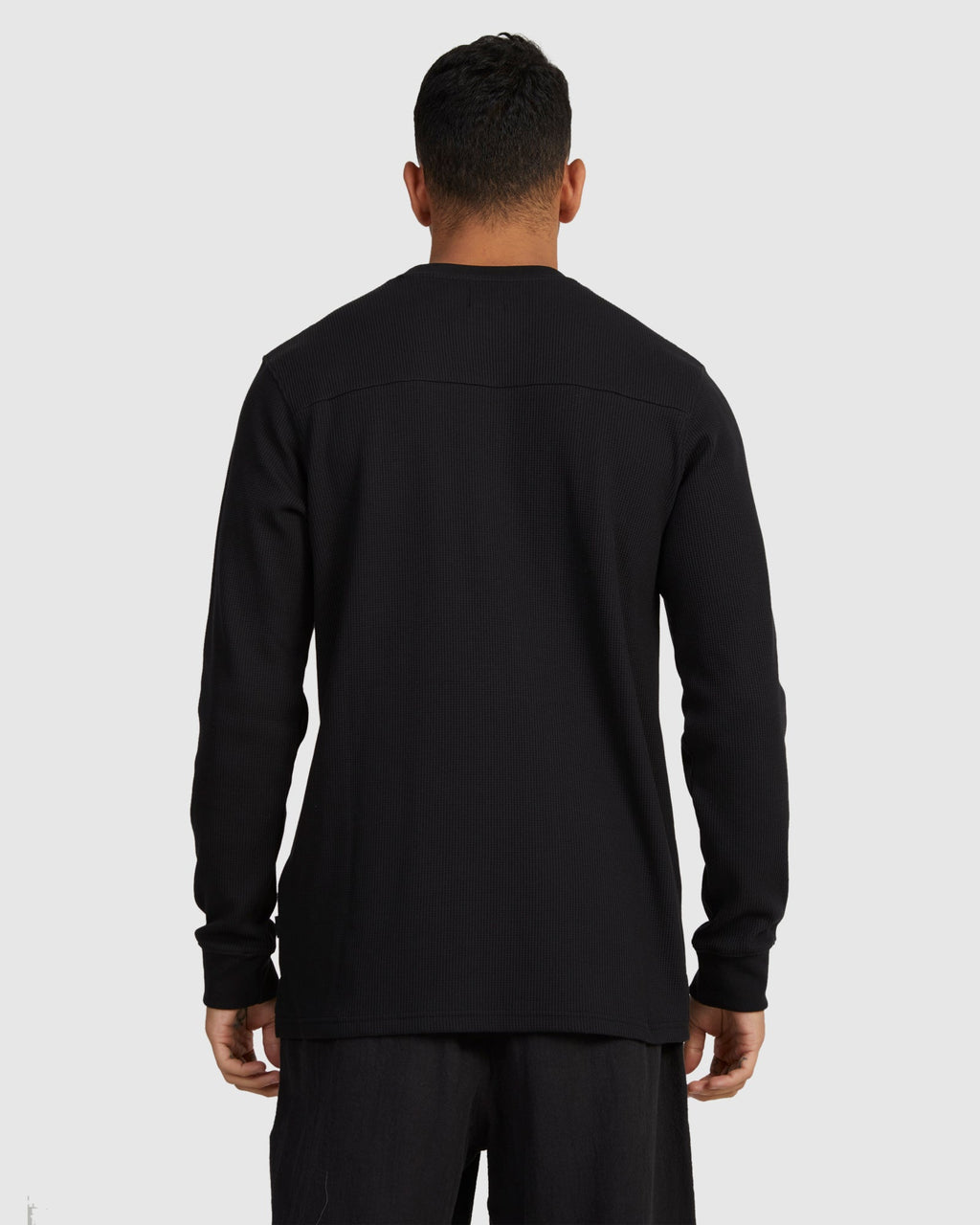 Mens Haru Waffle Long Sleeve T-Shirt
