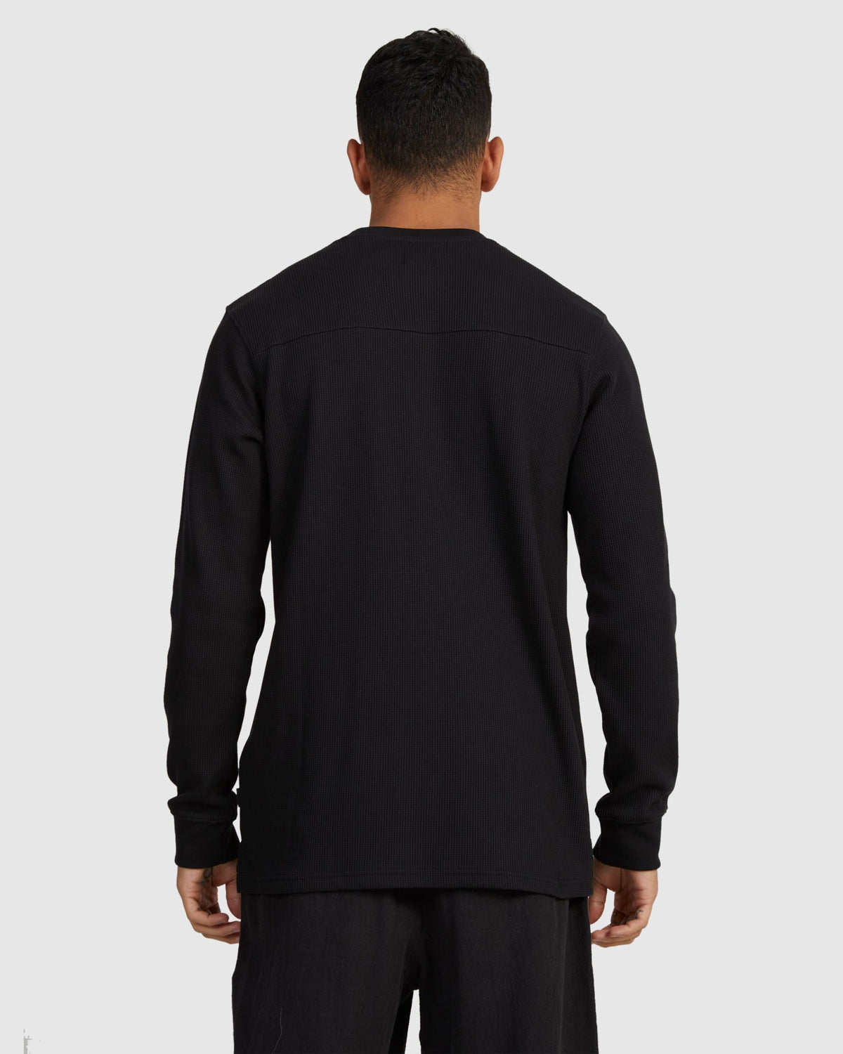 Mens Haru Waffle Long Sleeve T-Shirt