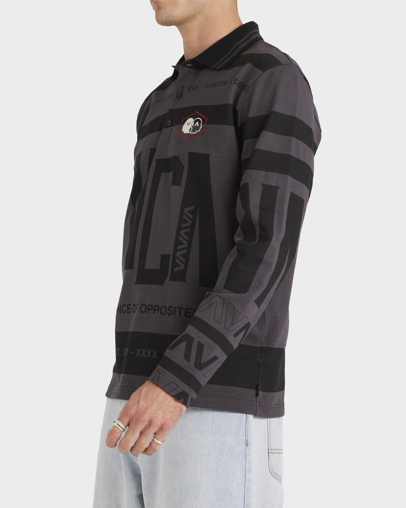 Mens All Brand Polo Long Sleeve Shirt