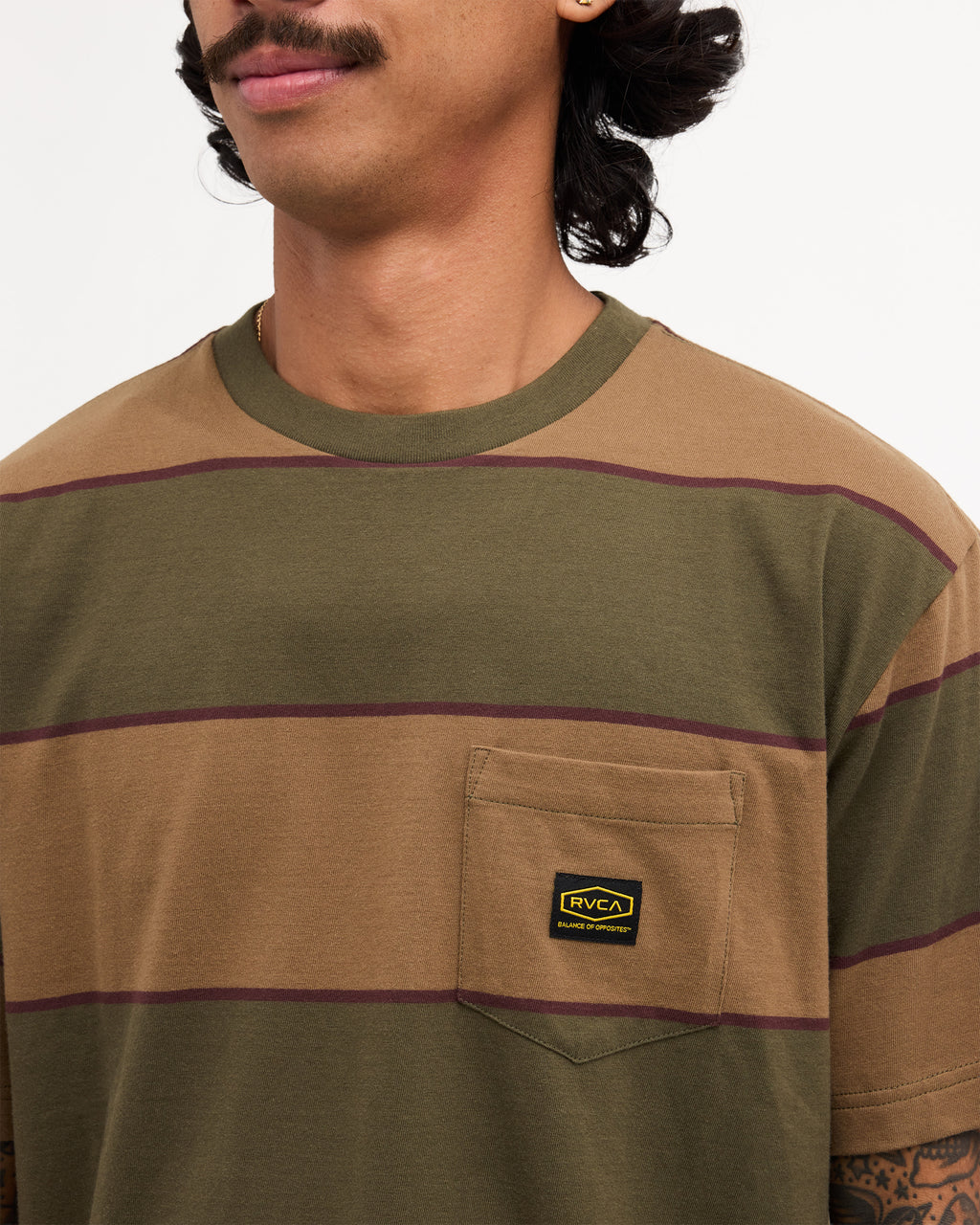 Mens Dayshift Stripe T-Shirt