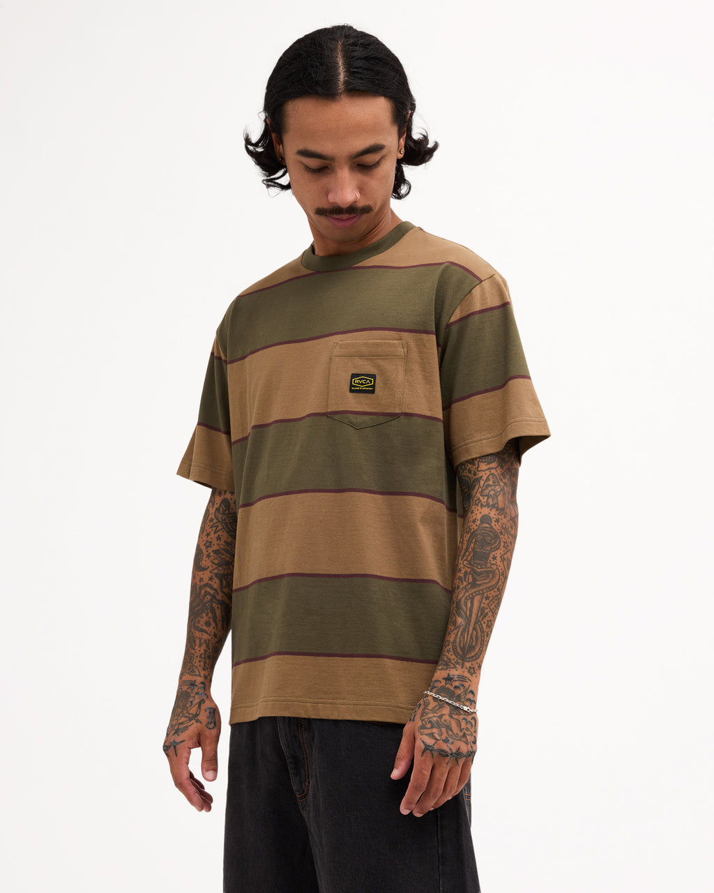 Mens Dayshift Stripe T-Shirt