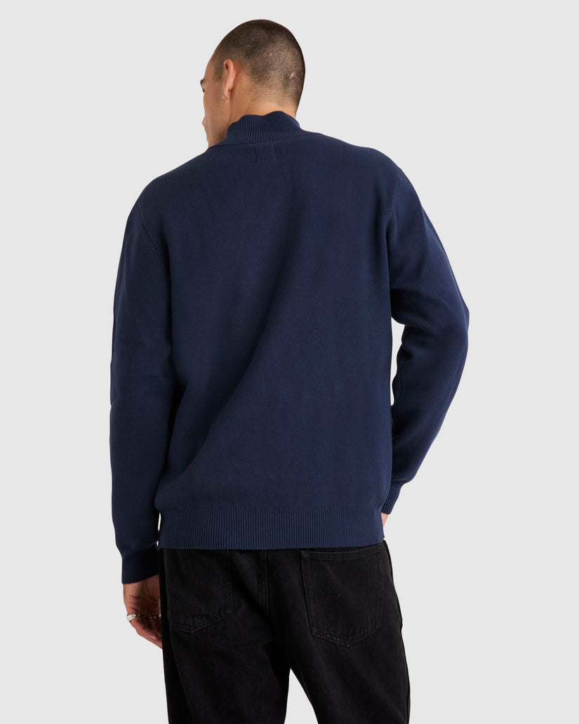 Mens Duke Quarter Zip Sweater