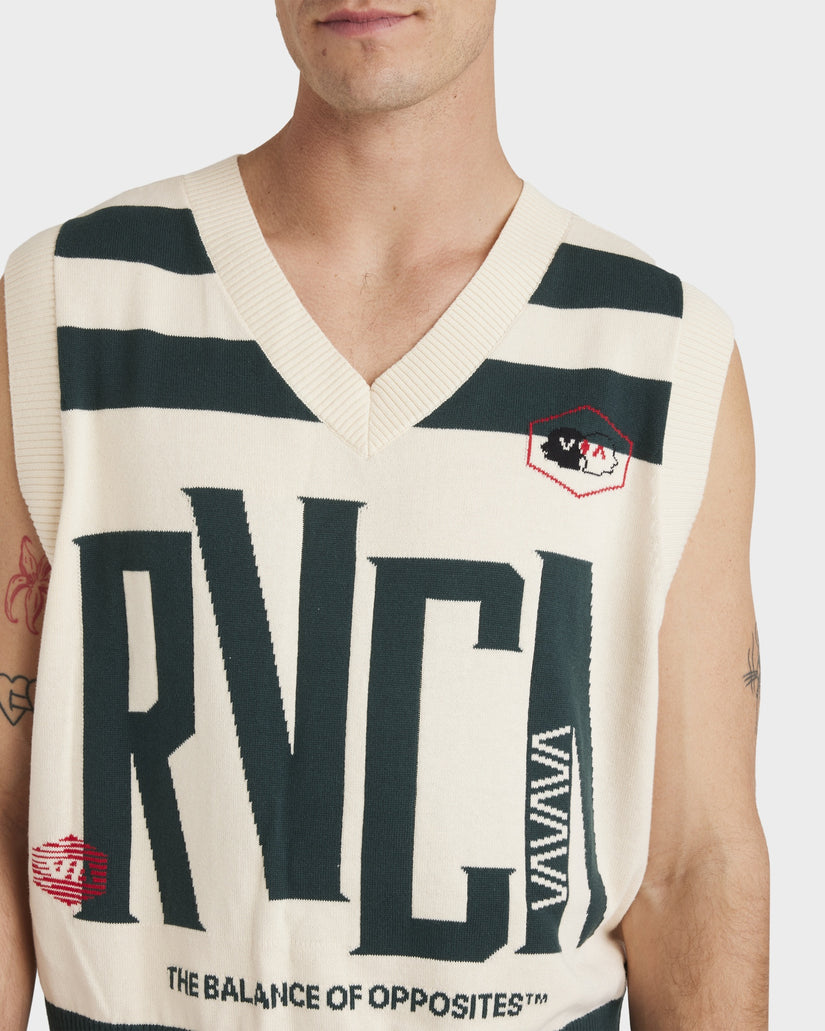 Mens All Brand Knitted Vest