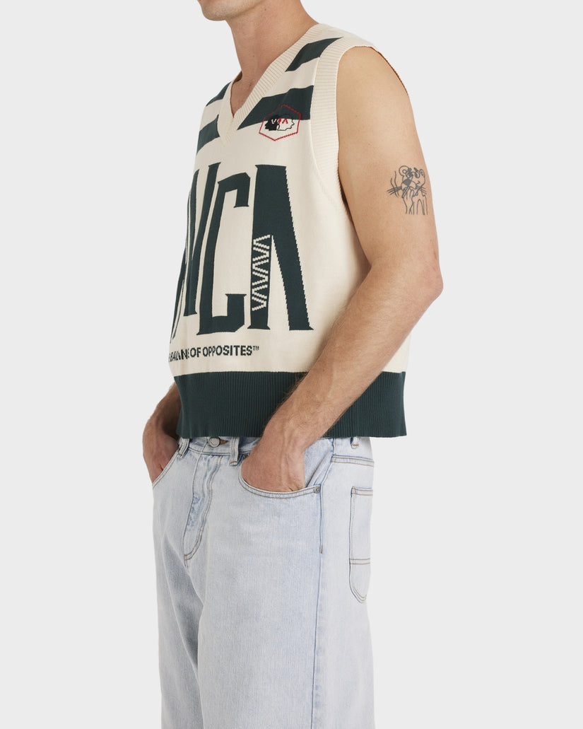 Mens All Brand Knitted Vest