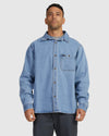 Mens Wide Load Denim Long Sleeve Shirt