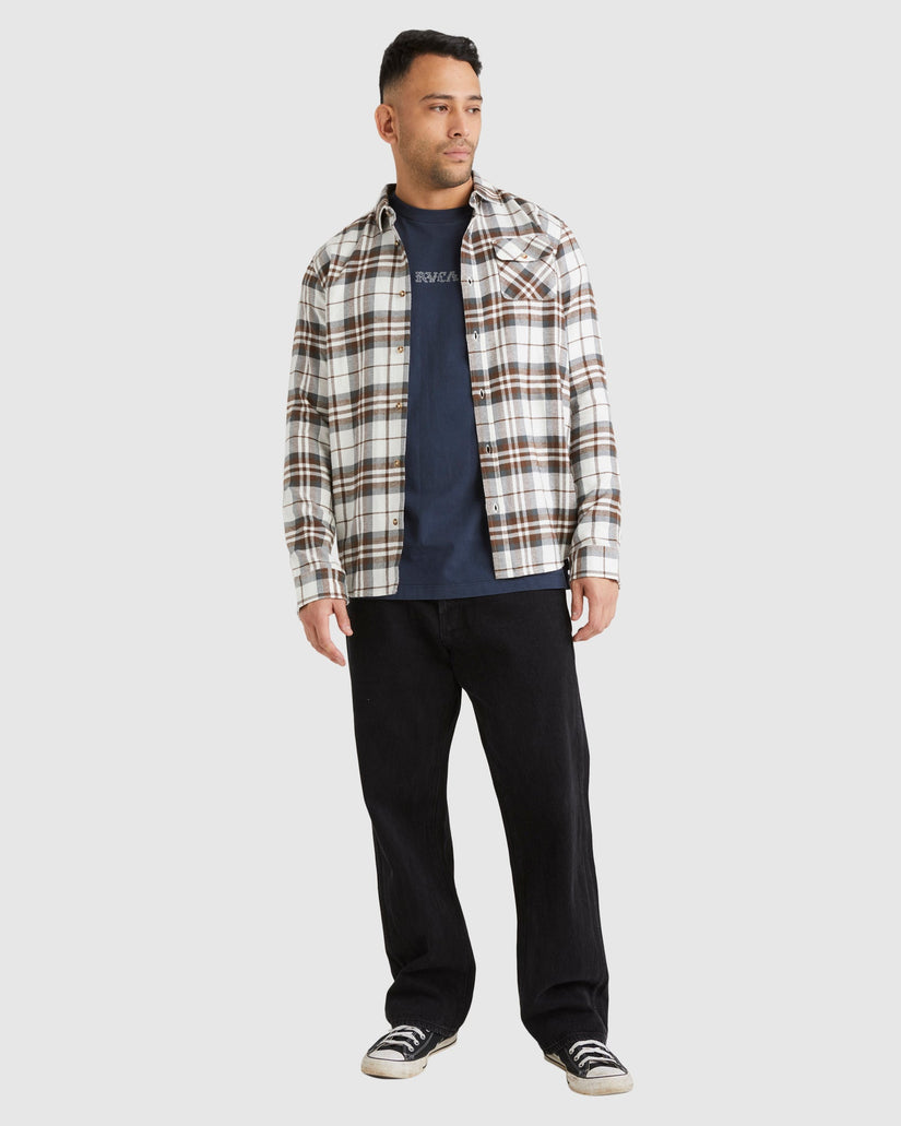 Mens Plowman Flannel Long Sleeve Shirt