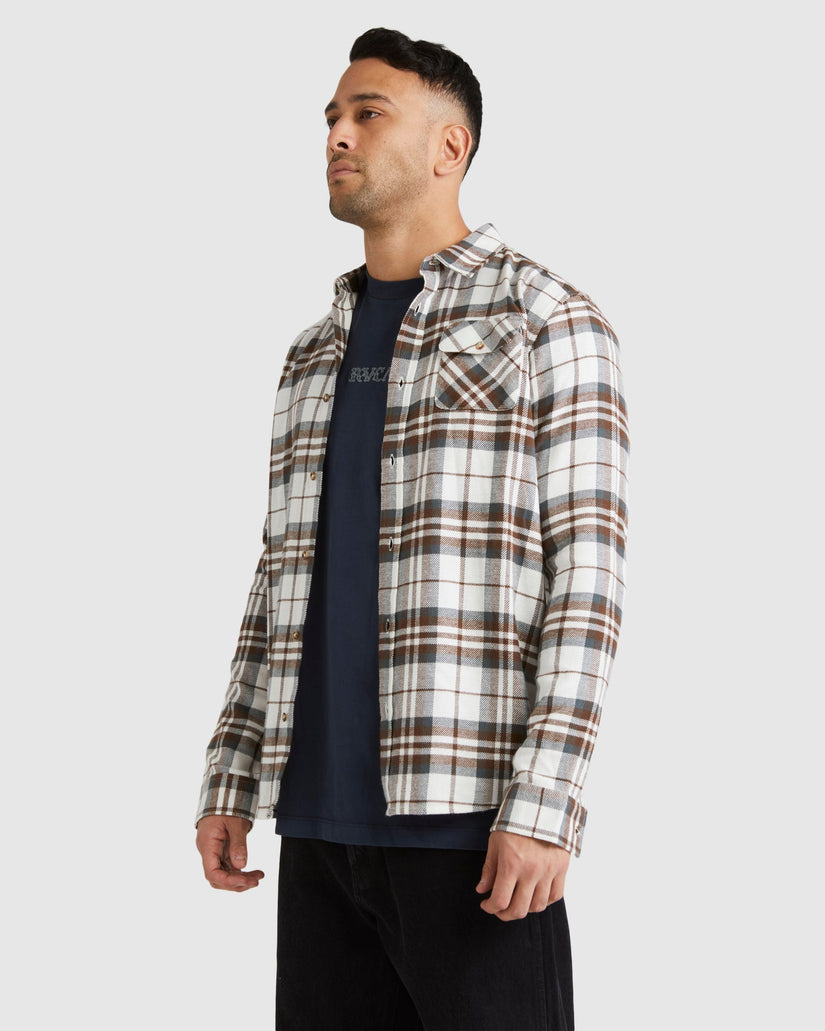 Mens Plowman Flannel Long Sleeve Shirt