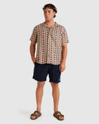 Mens Daisied Short Sleeve Shirt