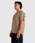 Mens Daisied Short Sleeve Shirt