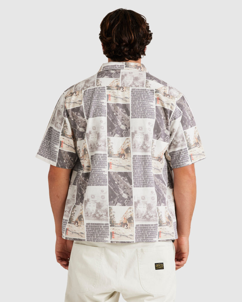 Mens Kyoto Vintage Short Sleeve Shirt
