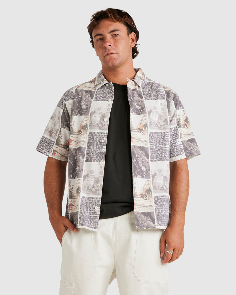 Mens Kyoto Vintage Short Sleeve Shirt