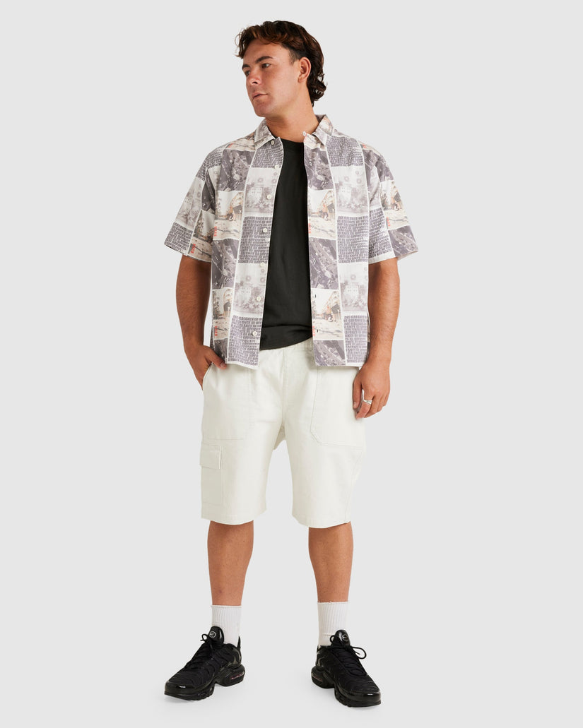 Mens Kyoto Vintage Short Sleeve Shirt