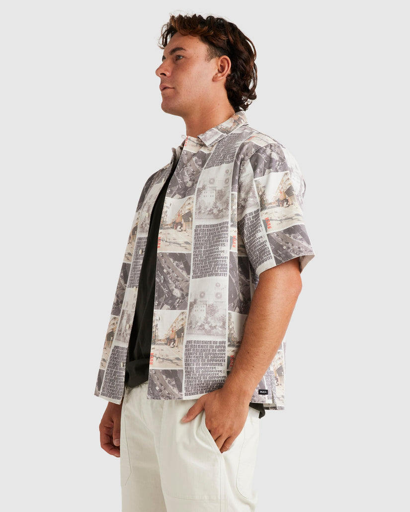 Mens Kyoto Vintage Short Sleeve Shirt