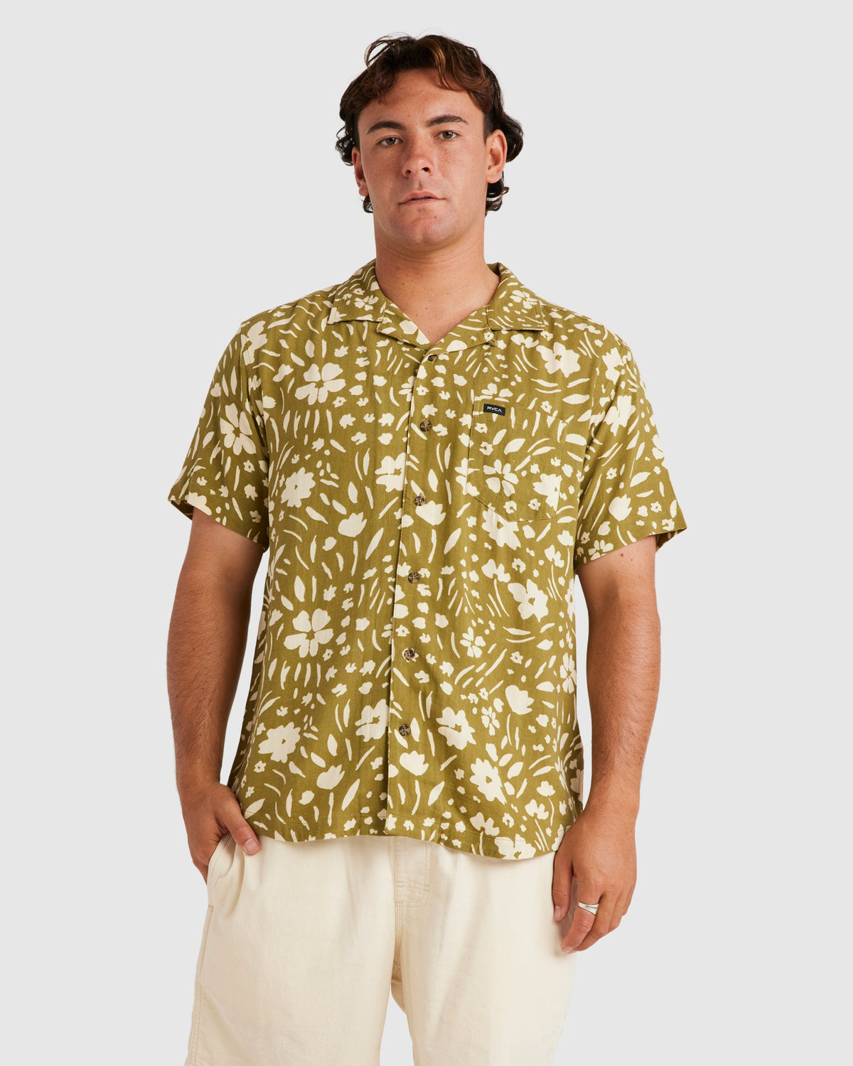 Mens Wildflower Short Sleeve Shirt
