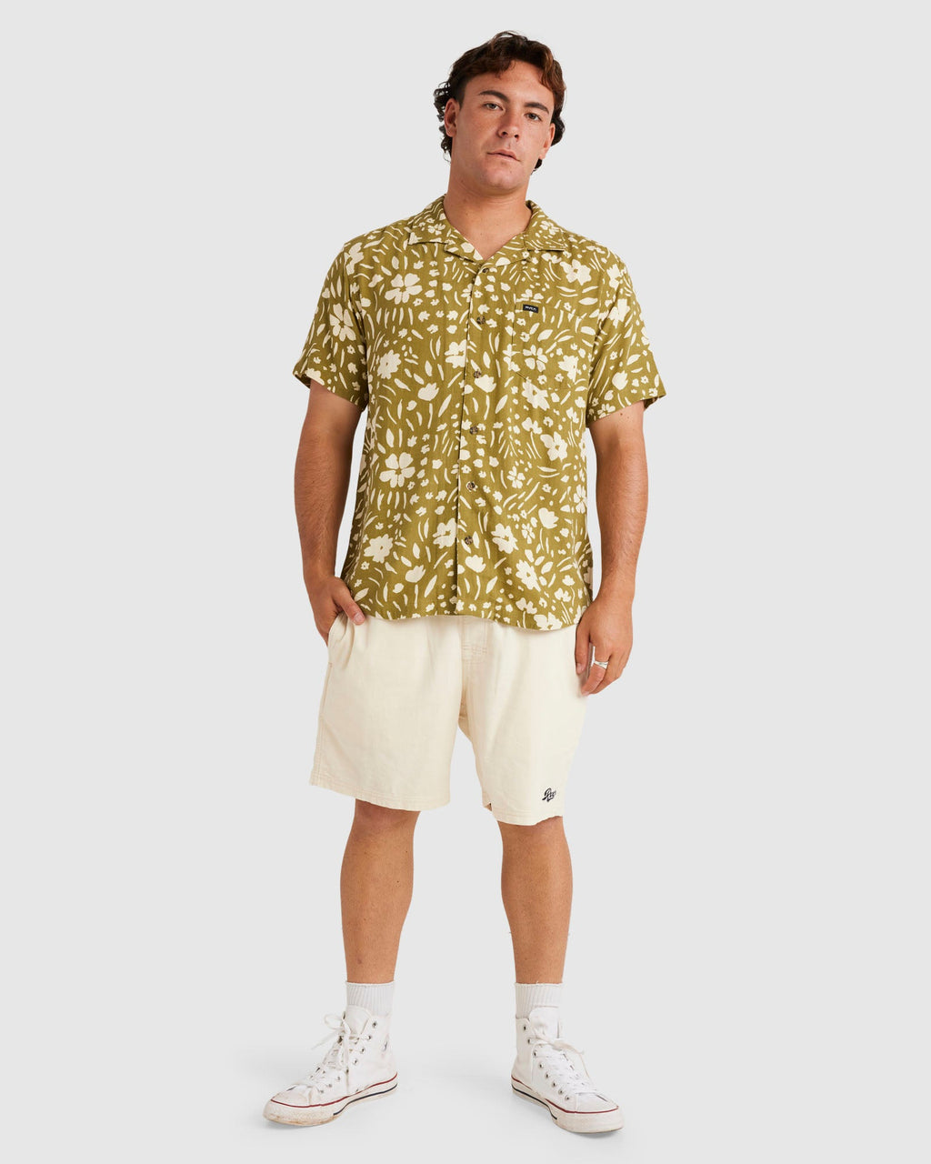 Mens Wildflower Short Sleeve Shirt