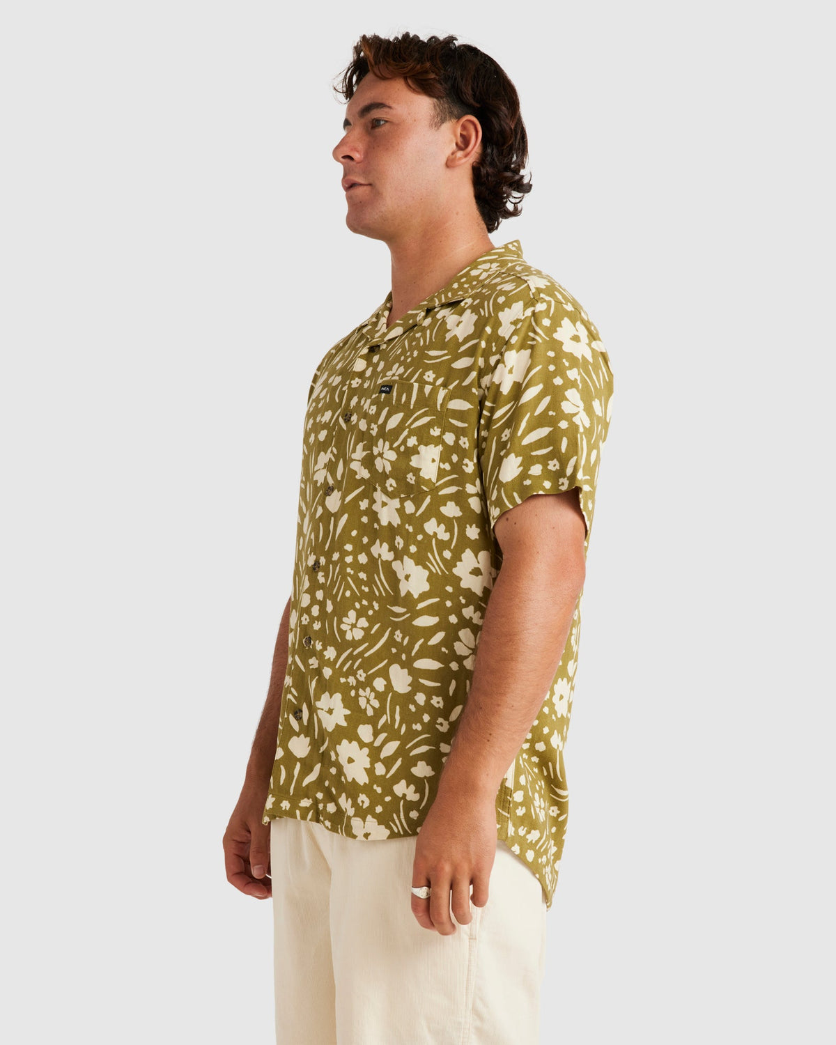 Mens Wildflower Short Sleeve Shirt