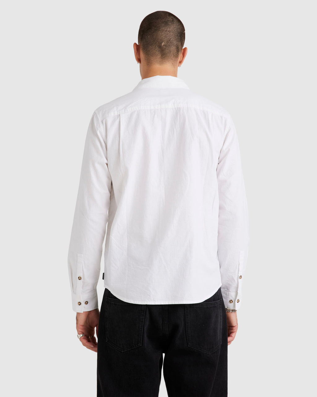 Mens Base Linen Long Sleeve Top
