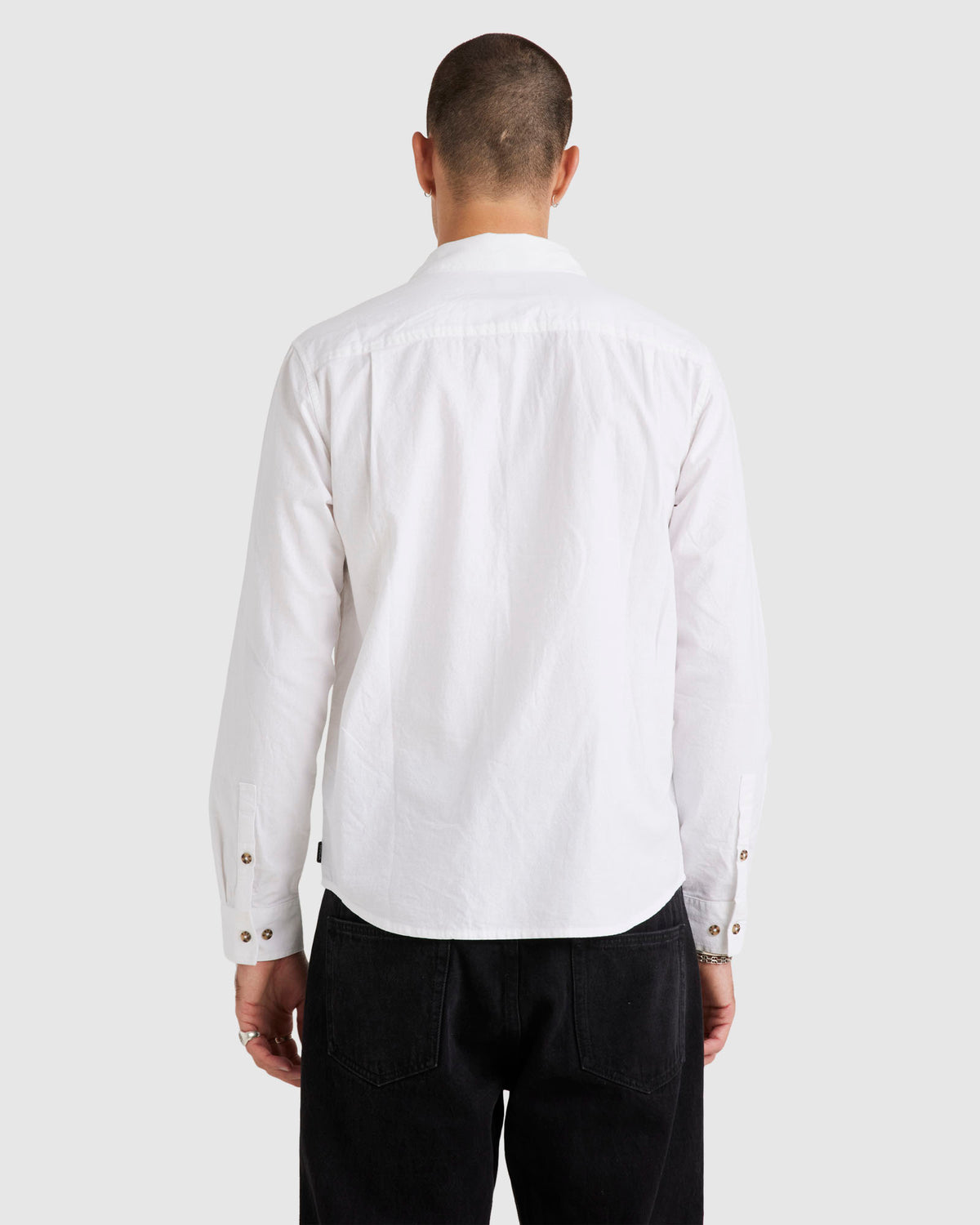 Mens Base Linen Long Sleeve Top