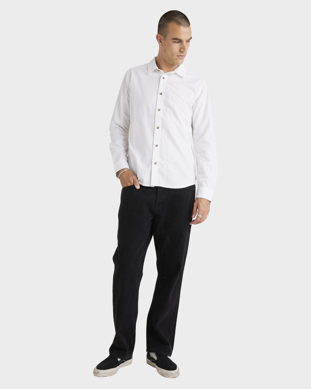 Mens Base Linen Long Sleeve Top