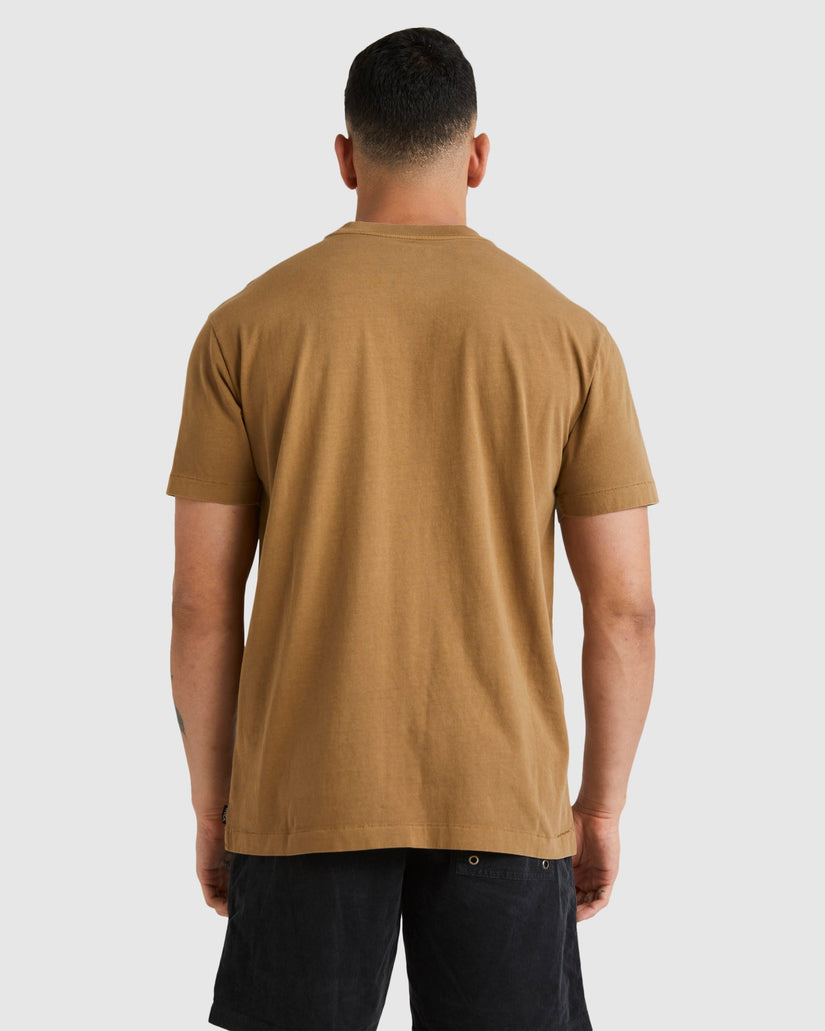 Mens Big RVCA Washed T-Shirt