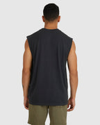 Mens Big RVCA Washed Muscle Shirt
