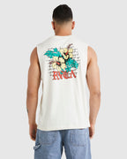Mens Floral Park Muscle Shirt