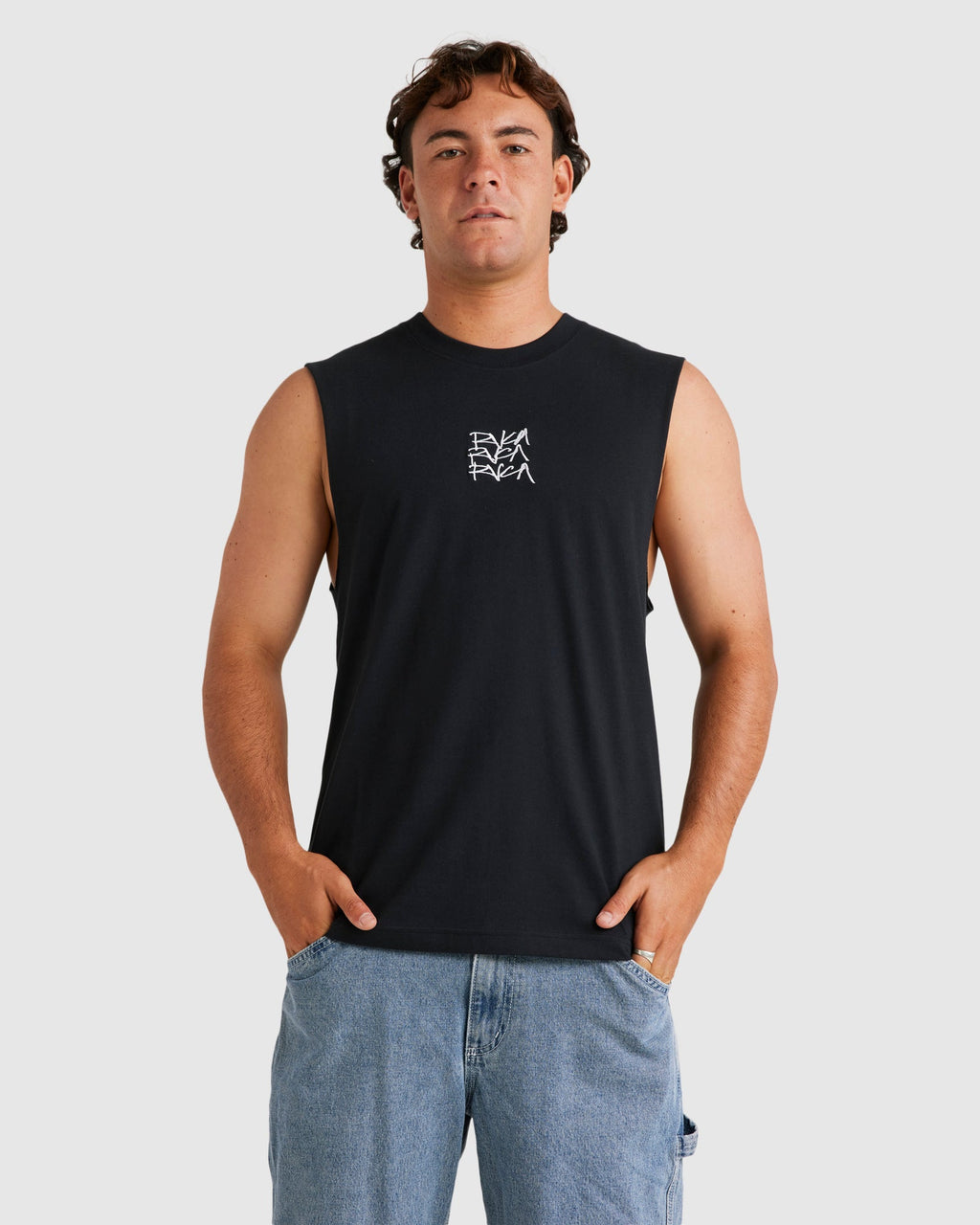 Mens Scraw Long Sleeve Muscle