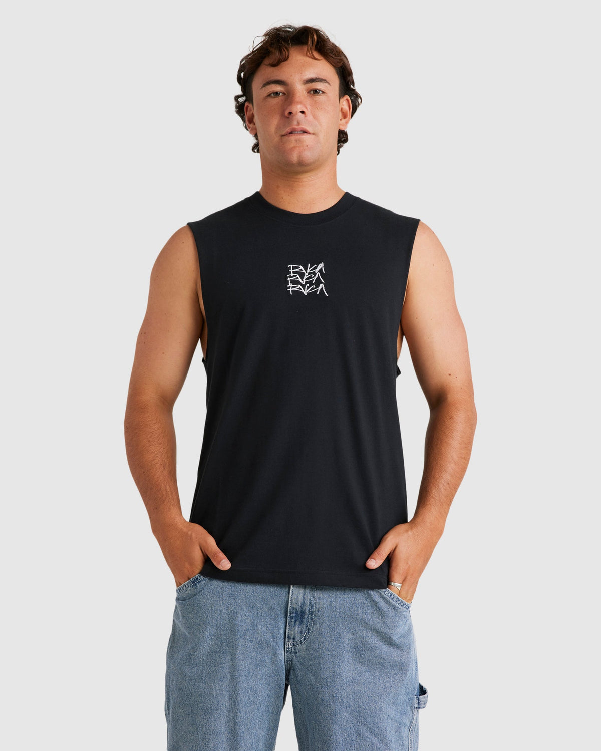 Mens Scraw Long Sleeve Muscle