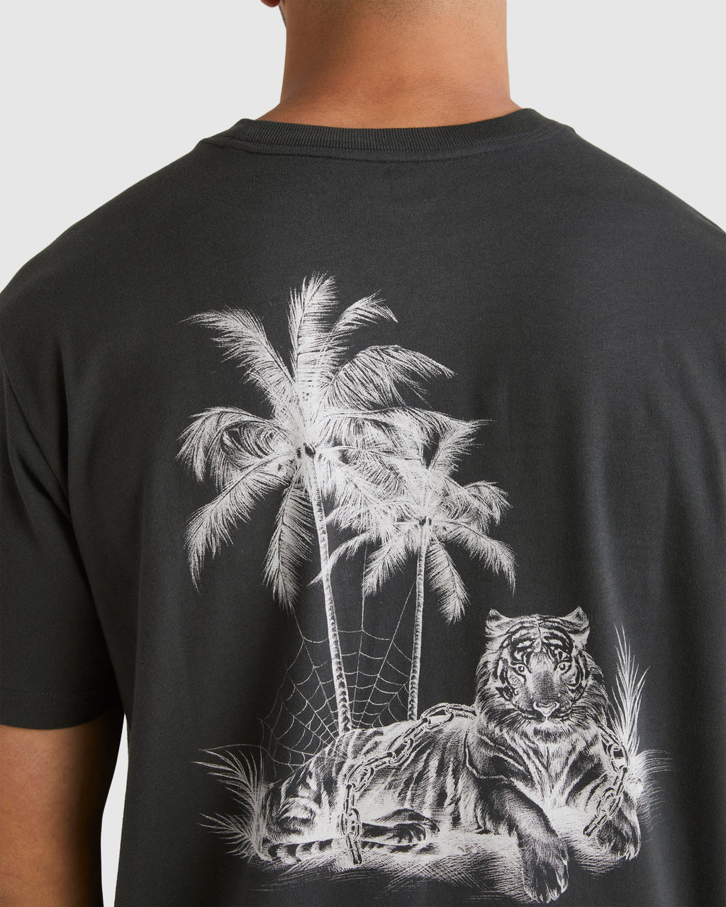 Mens Mens Benj Beach Tiger T-shirt