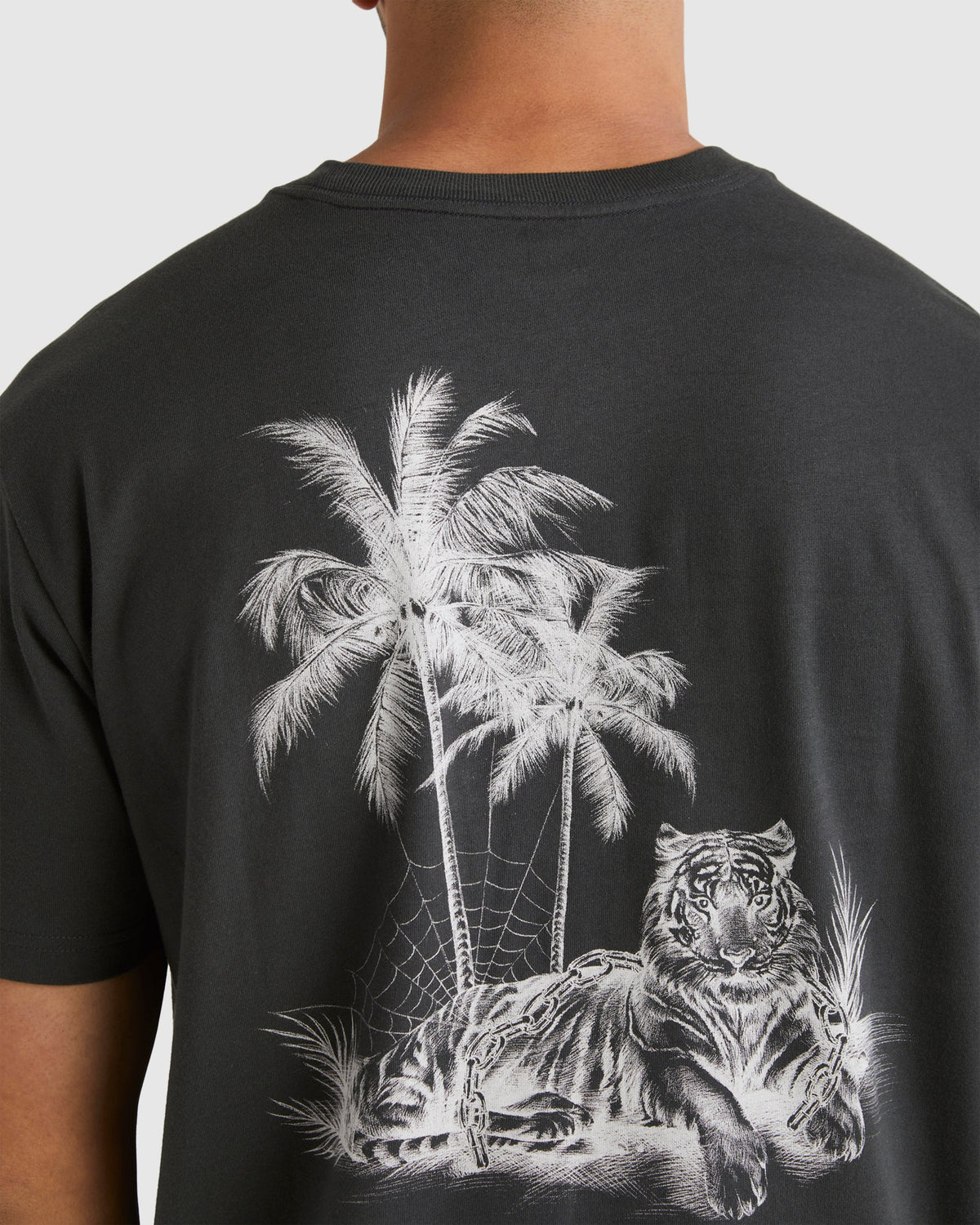 Mens Mens Benj Beach Tiger T-shirt