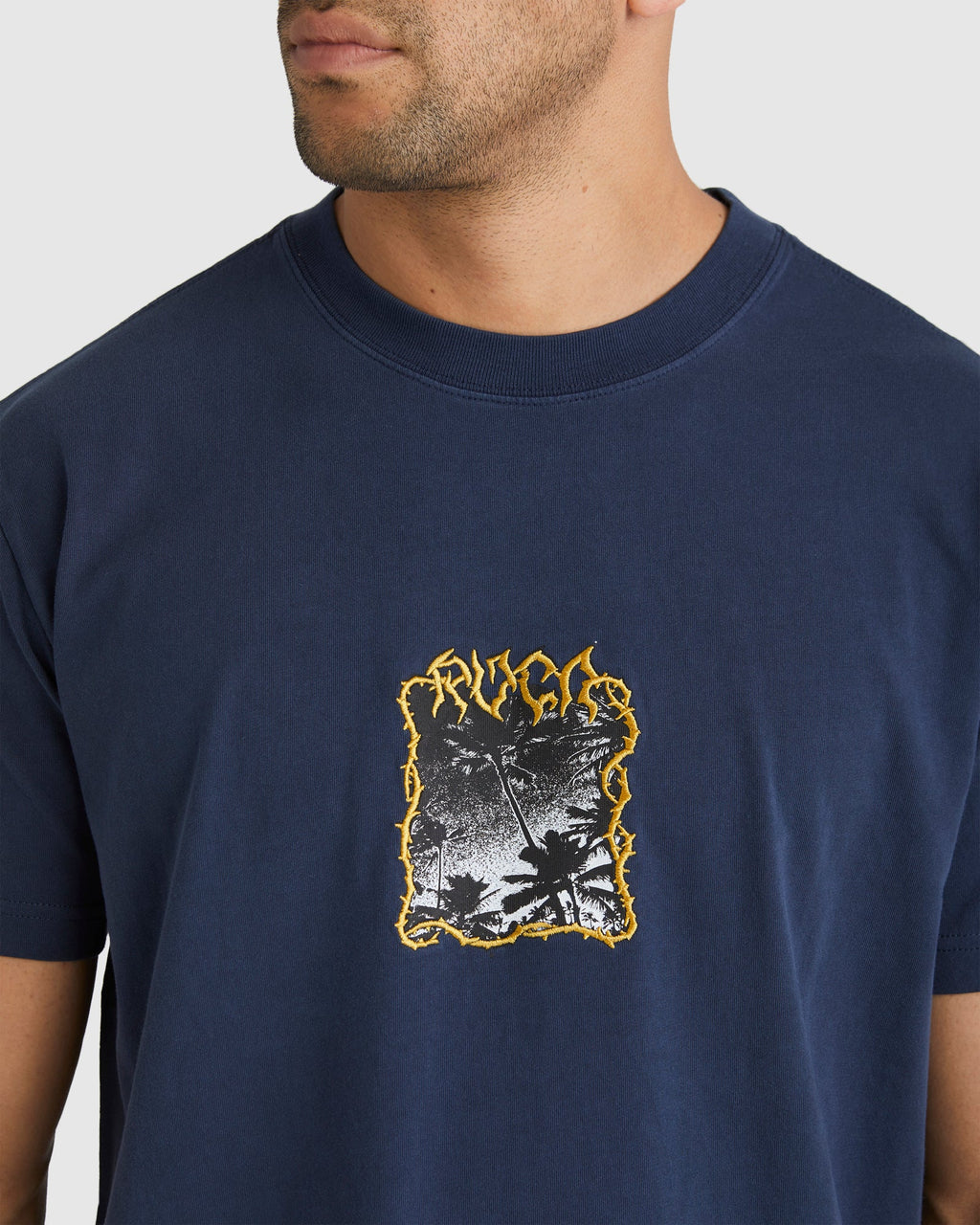 Mens RVCA Midnight T-Shirt
