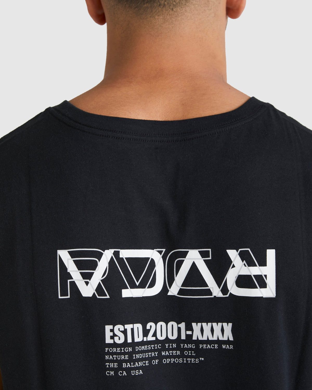 Mens RVCA Reverse Muscle Shirts
