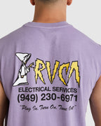 Mens RVCA Electrical Muscle Shirts