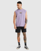 Mens RVCA Electrical Muscle Shirts