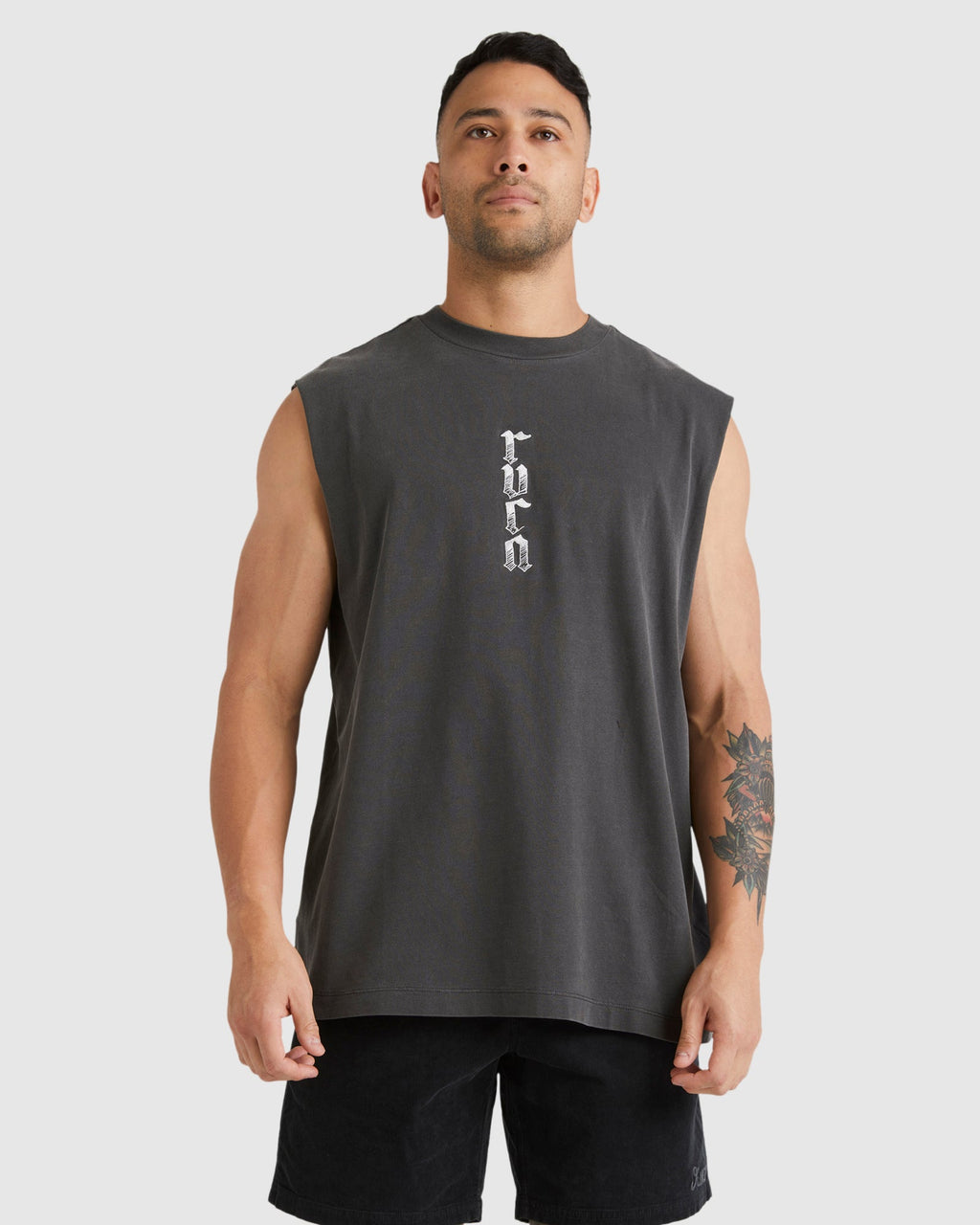 Mens Lynes RVCA Muscle Shirts